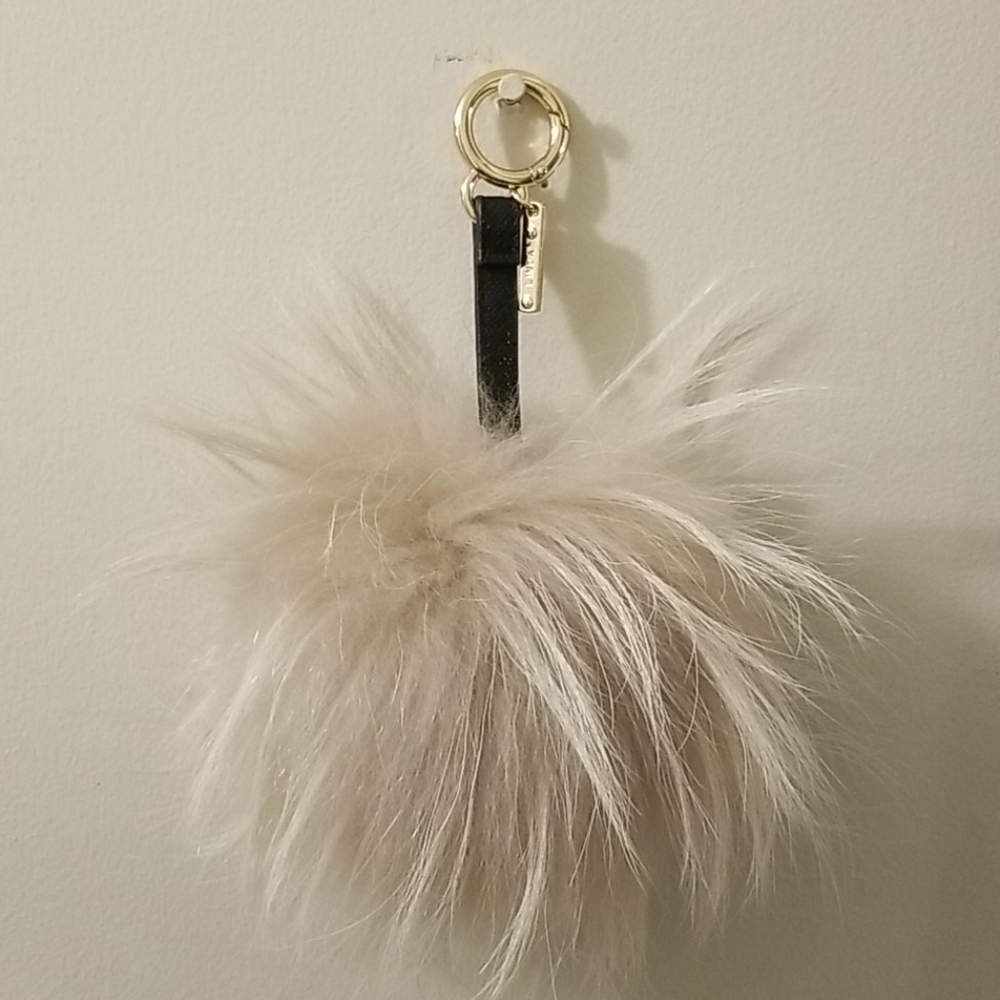 Linda Richards fur keychain poof
